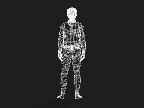 Realistic Man Character Game and Animation Ready 3D 模型