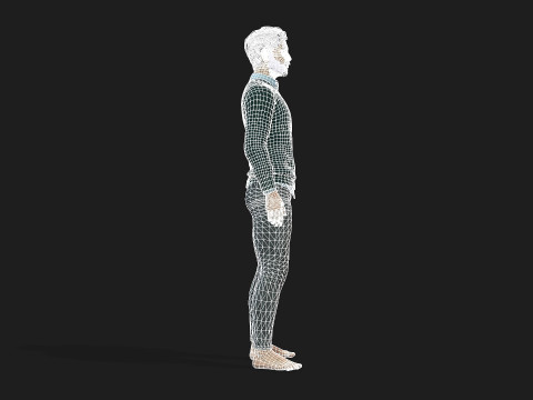 Realistic Man Character Game and Animation Ready 3D 模型