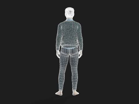 Realistic Man Character Game and Animation Ready 3D 模型