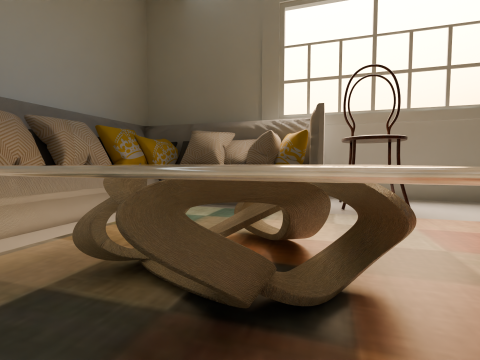 Realistic 3D Hall Interior Game and Animation Ready 3D Модель