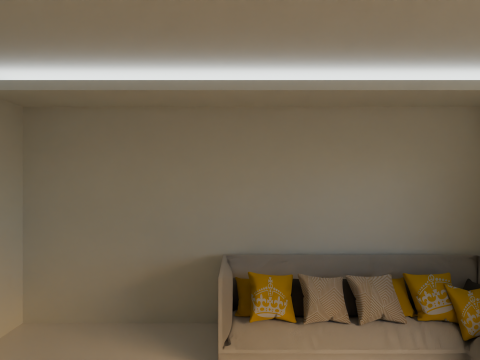 Realistic 3D Hall Interior Game and Animation Ready 3D Модель
