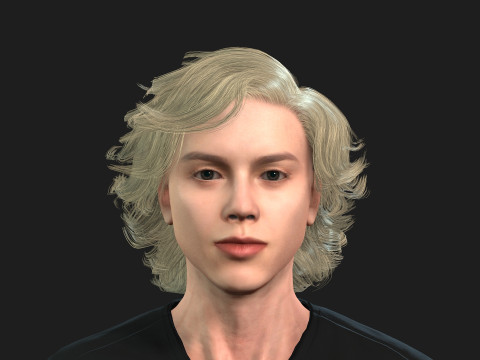 Realistic 3D Male Character Model 3D