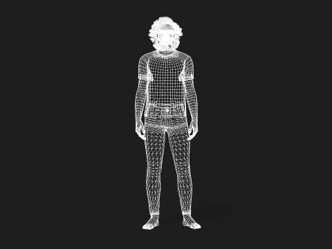 Realistic 3D Male Character Model 3D