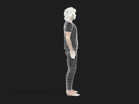 Realistic 3D Male Character Model 3D