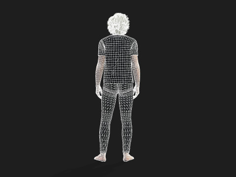 Realistic 3D Male Character Model 3D