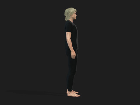 Realistic 3D Male Character 3D Model