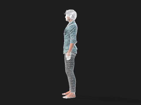 Detailed 3D Male Character 3Dモデル