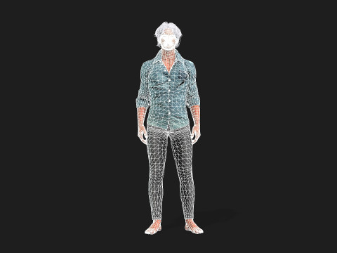 Detailed 3D Male Character 3Dモデル