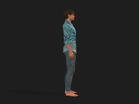 Detailed 3D Male Character 3Dモデル