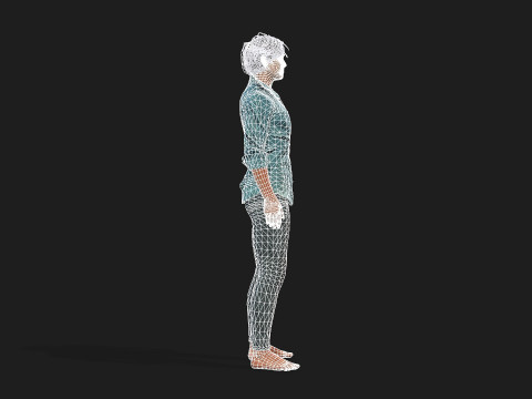 Detailed 3D Male Character 3Dモデル