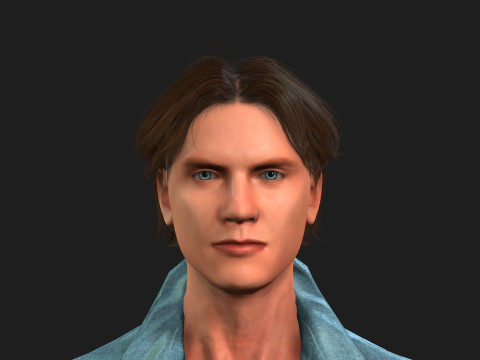 Detailed 3D Male Character 3Dモデル