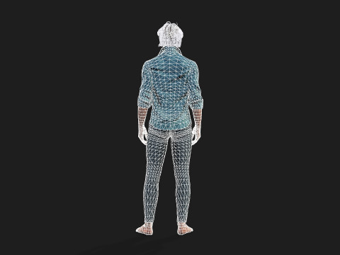 Detailed 3D Male Character 3Dモデル