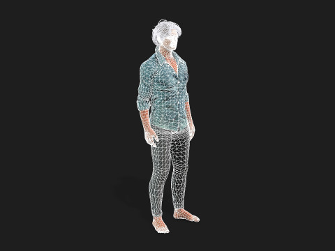 Detailed 3D Male Character 3Dモデル