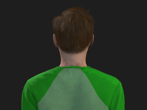 Realistic 3D Male Character 3D Model