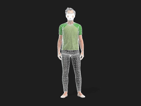 Realistic 3D Male Character 3D Model