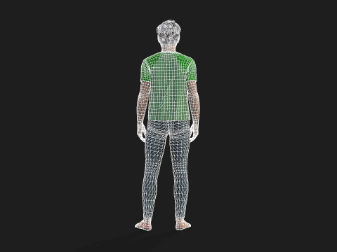 Realistic 3D Male Character 3D Model