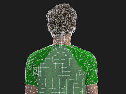 Realistic 3D Male Character 3D Model