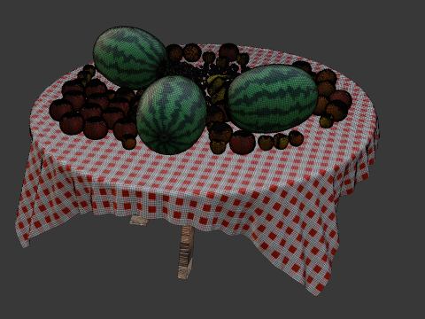 Realistic 3D Fruits Collection Game Animation Ready Modello 3D