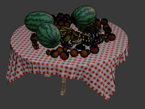 Realistic 3D Fruits Collection Game Animation Ready Modello 3D