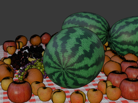 Realistic 3D Fruits Collection Game Animation Ready Modello 3D