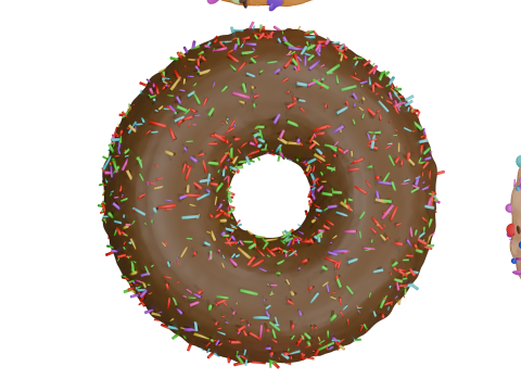 3D Donut Bundle 21 Tasty Variations Modello 3D
