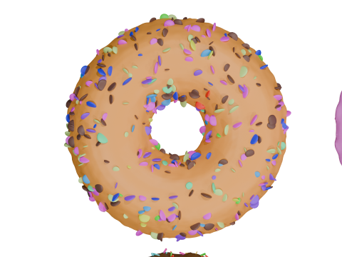 3D Donut Bundle 21 Tasty Variations Modello 3D