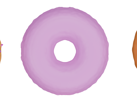 3D Donut Bundle 21 Tasty Variations Modello 3D