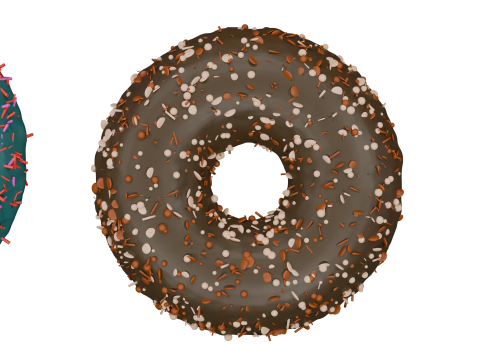 3D Donut Bundle 21 Tasty Variations Modello 3D