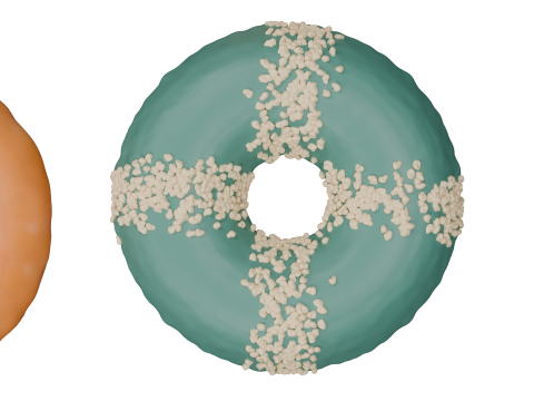3D Donut Bundle 21 Tasty Variations Modello 3D