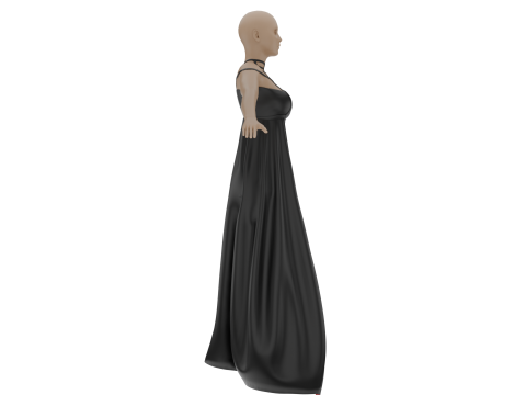 Stylish Female Outfit Modelo 3D