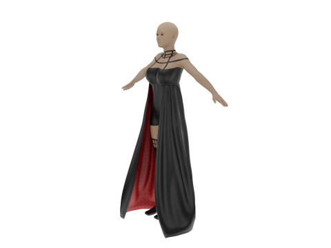 Stylish Female Outfit Modelo 3D