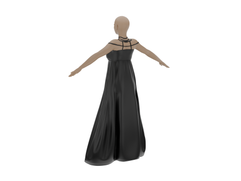 Stylish Female Outfit Modelo 3D