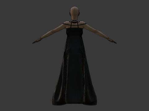 Stylish Female Outfit Modelo 3D