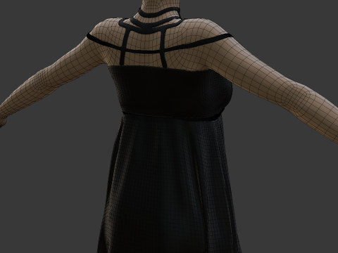 Stylish Female Outfit Modelo 3D