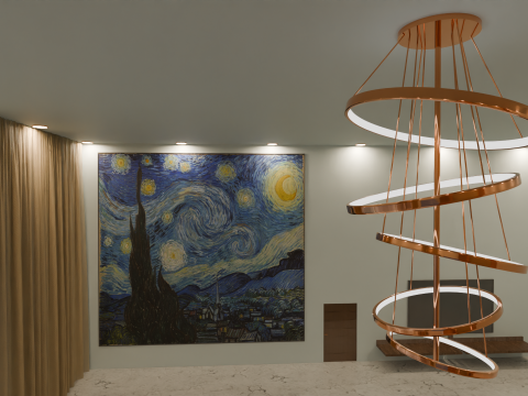 Luxury Mansion with exterior and interior Modelo 3D