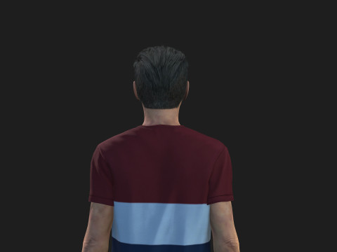Realistic Male 3D Character Model 3D