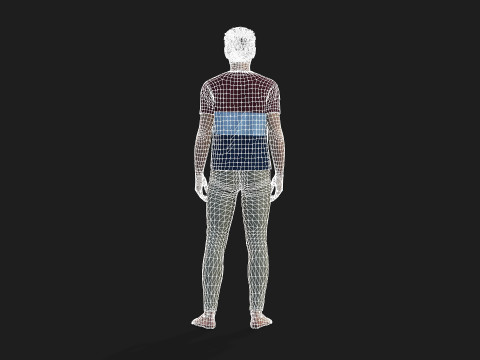 Realistic Male 3D Character Model 3D
