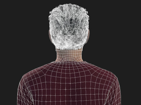 Realistic Male 3D Character Model 3D