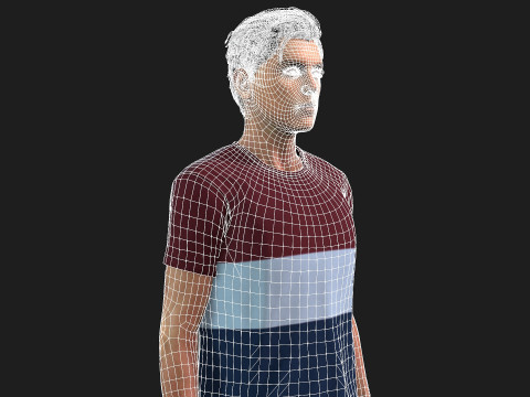 Realistic Male 3D Character Model 3D