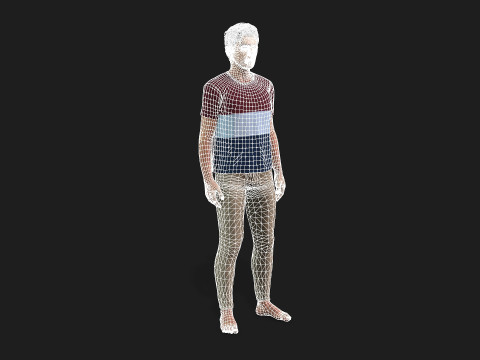 Realistic Male 3D Character Model 3D
