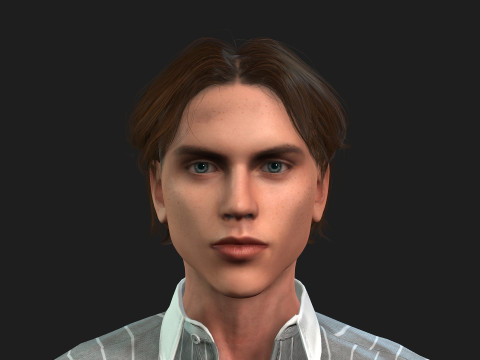 Realistic 3D Male Character 3D 모델