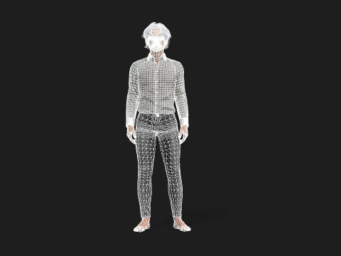 Realistic 3D Male Character 3D 모델