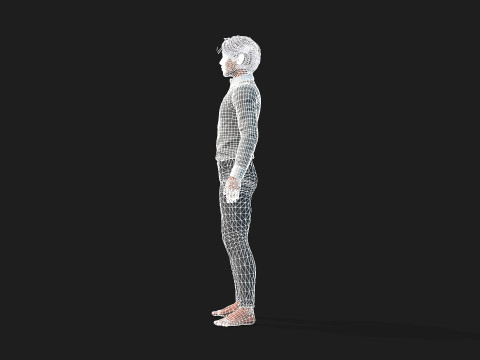 Realistic 3D Male Character 3D 모델