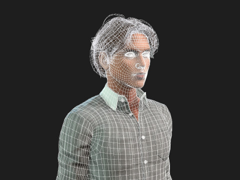 Realistic 3D Male Character 3D 모델