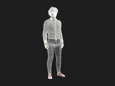 Realistic 3D Male Character 3D 모델
