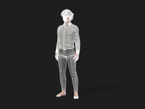 Realistic 3D Male Character 3D 모델