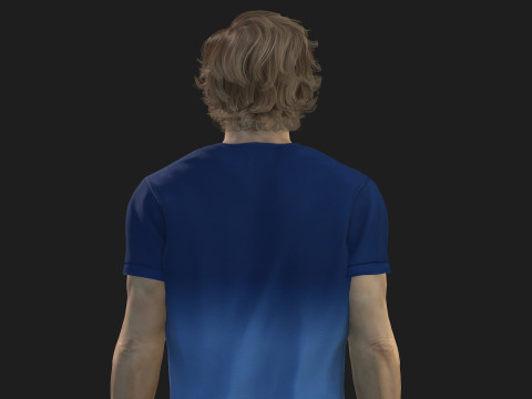 Muscular Man Model Game AND Animation Ready Modelo 3D