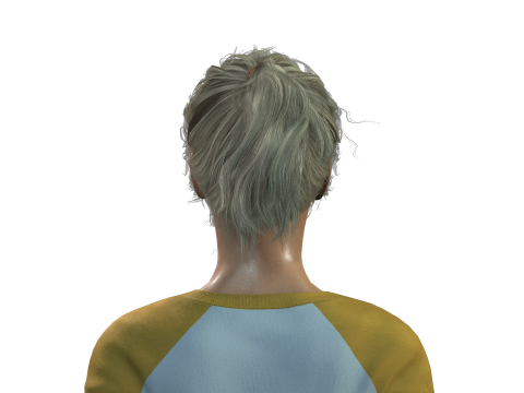 High Resolution Female 3D Character 3D Model