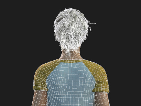 High Resolution Female 3D Character 3D Model