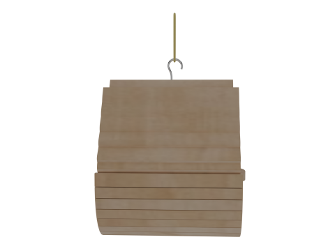 Wooden Birdhouse Modelo 3D
